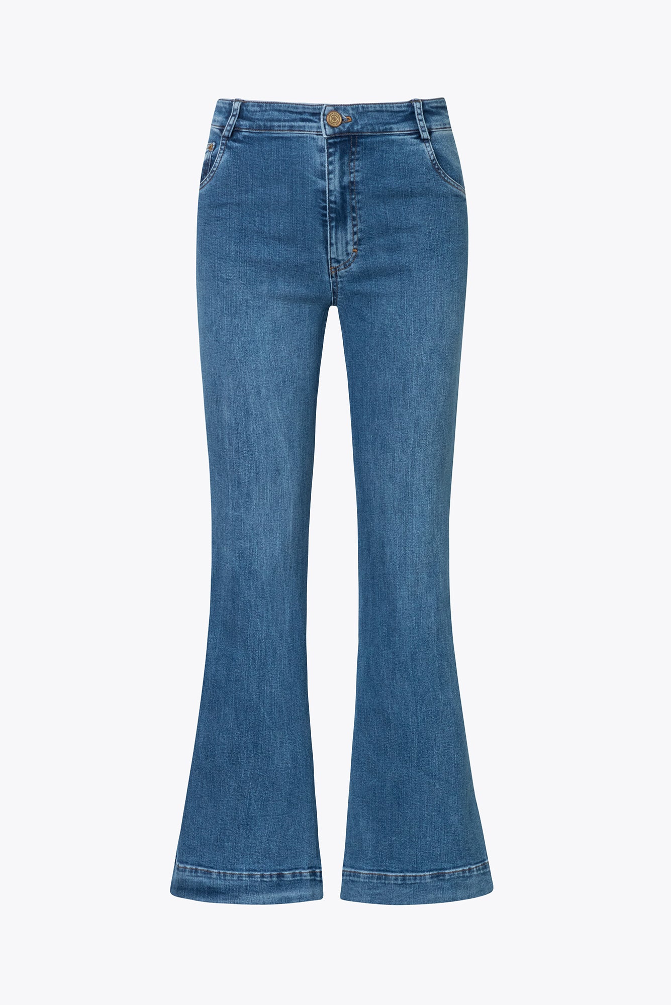 Jean Poplin Azul Claro