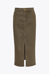 Falda Susurro Verde Oliva