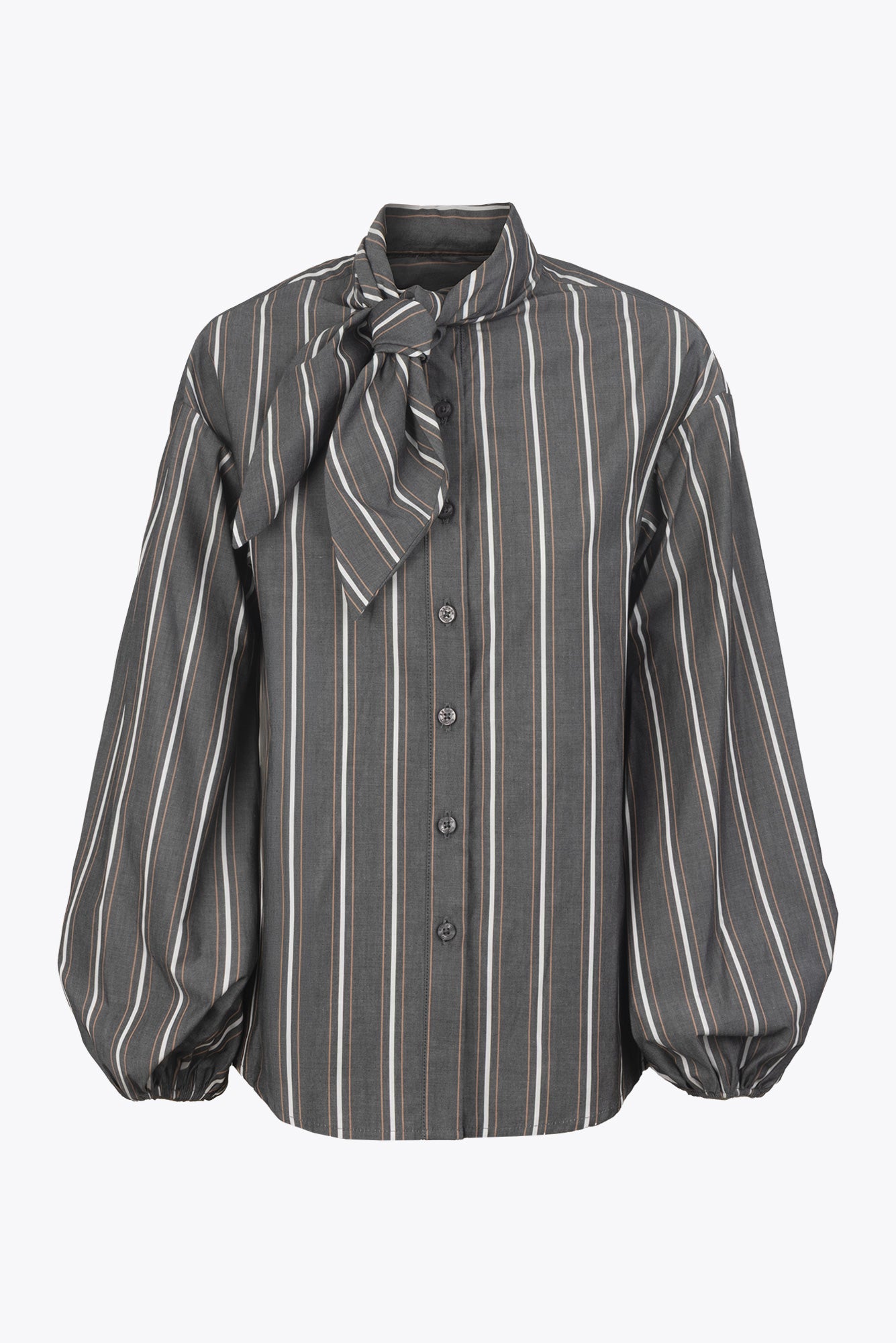 Camisa Savia Rayas Gris