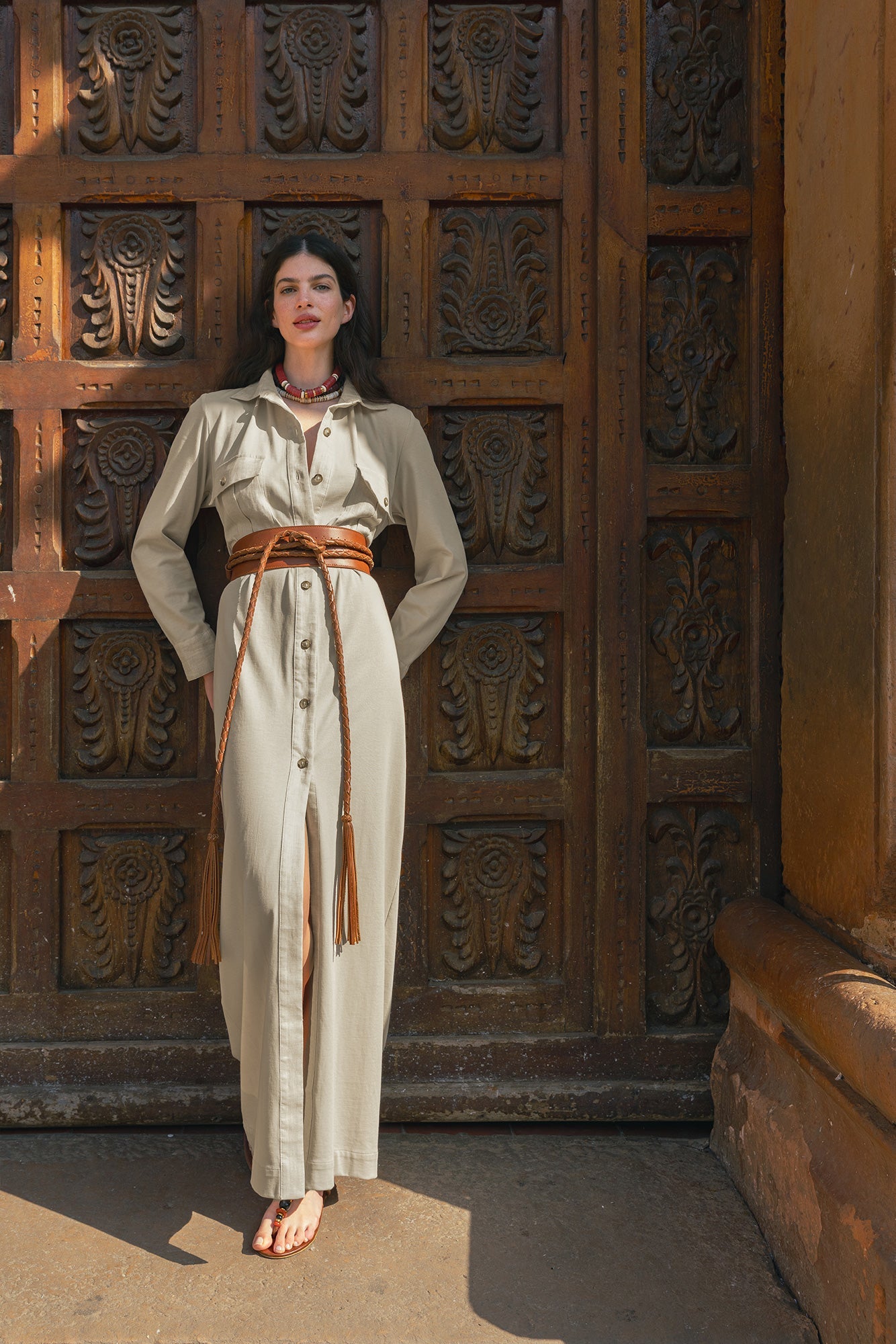 Vestido Amelia Beige