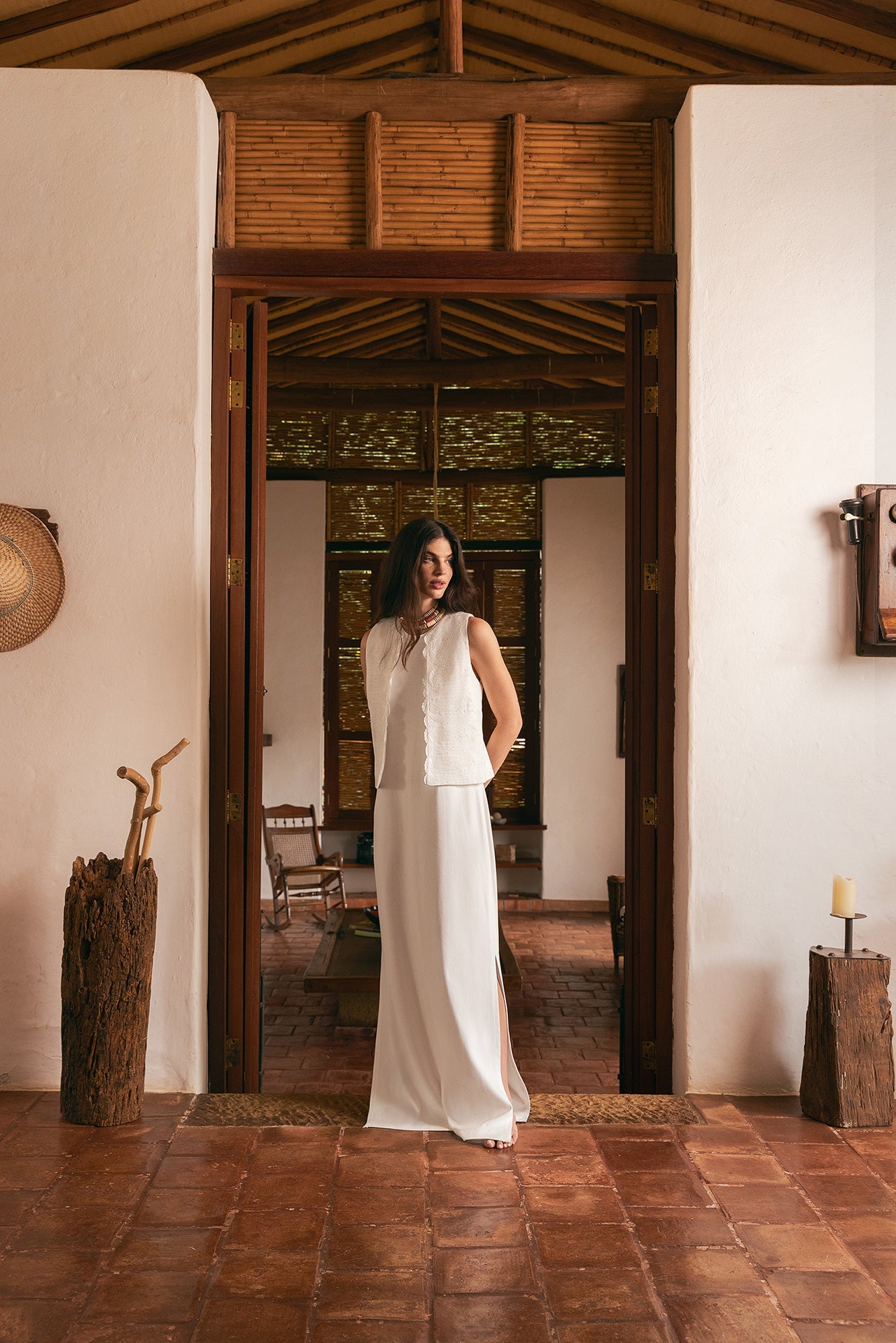 Chaleco Ciane Ivory