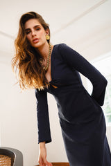 Vestido Amara Azul Turquí