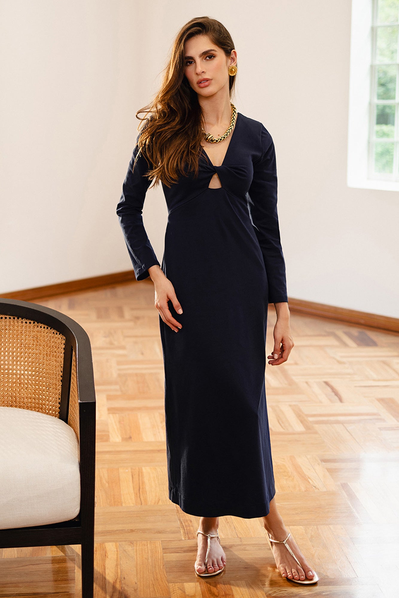 Vestido Amara Azul Turquí