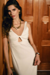 Vestido Lotus Ivory