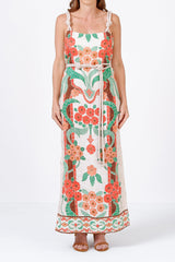 Vestido Palau Tessera Print