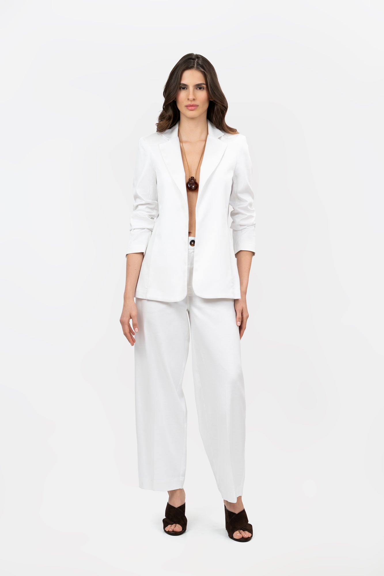 Blazer Flujo Ivory