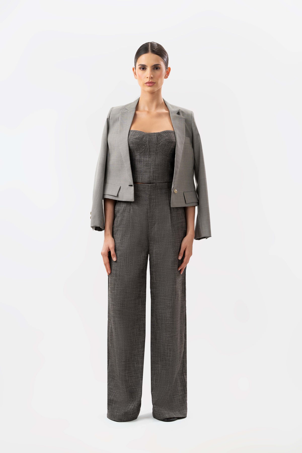 Top Louise Gris Oscuro