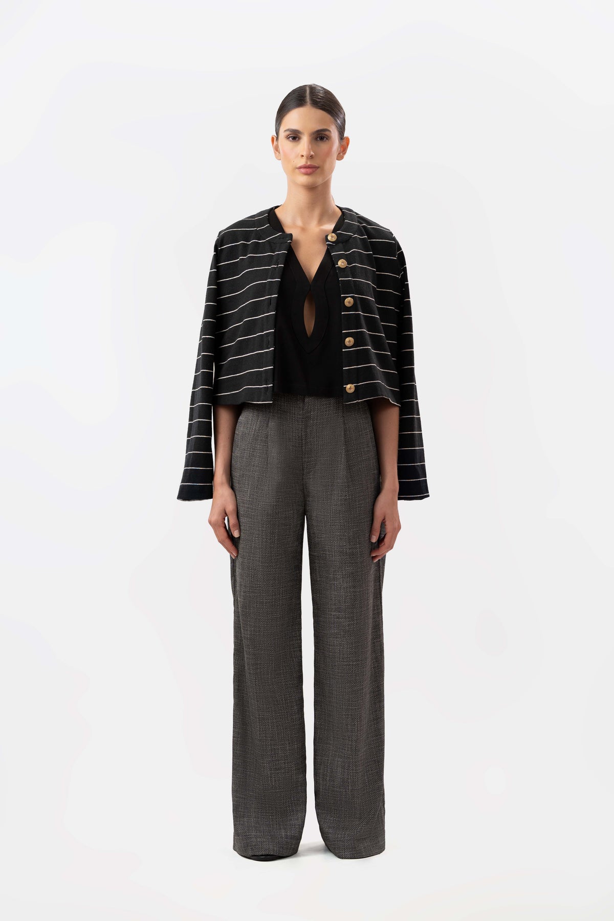 Pantalón Garance Gris Oscuro