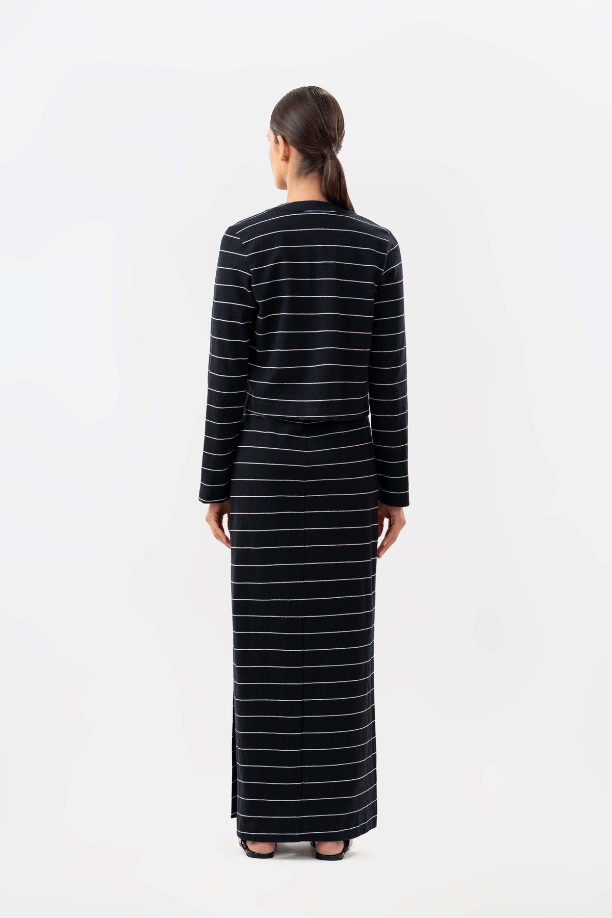 Vestido Simone Negro Ivory