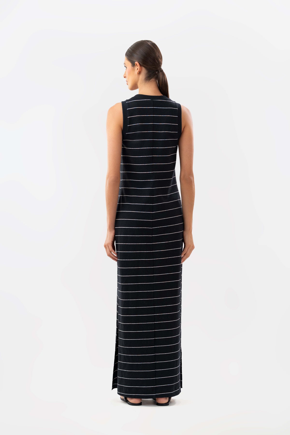 Vestido Simone Negro Ivory