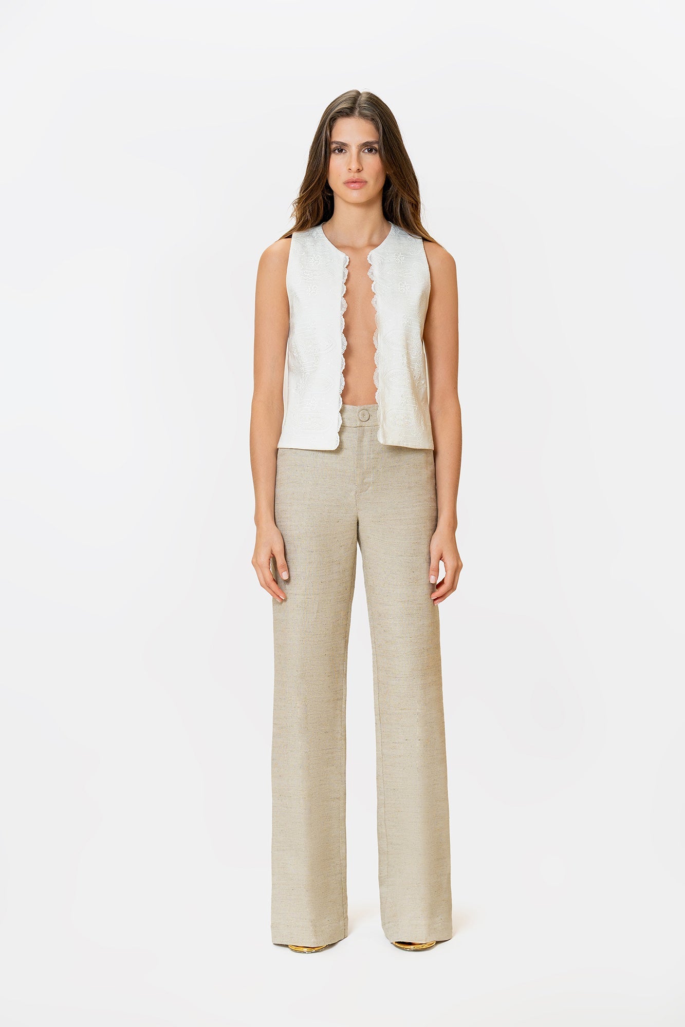 Chaleco Ciane Ivory