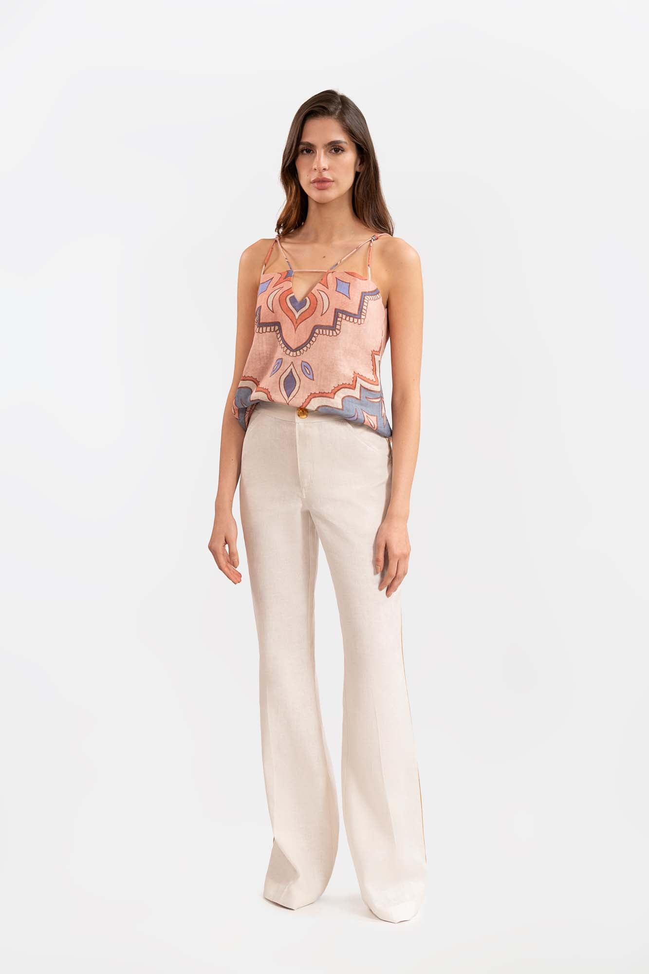 Blusa Capella Rosado Azul