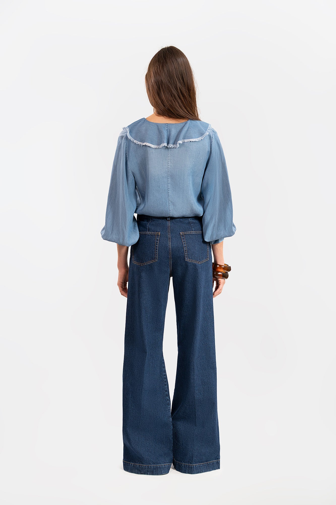 Blusa Orla Azul Claro