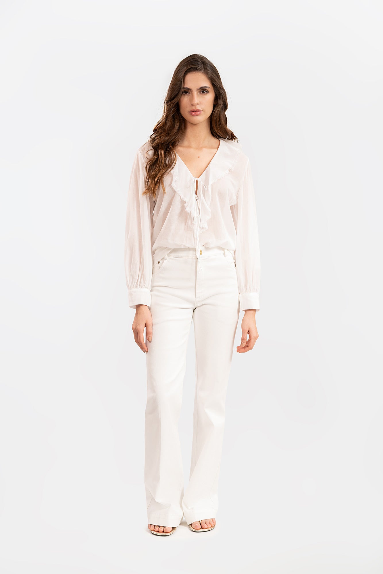 Blusa Orla Blanco