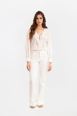 Blusa Orla Blanco