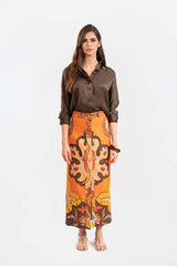 Camisa Nácar Chocolate