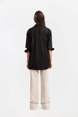 Camisa Nácar Negro