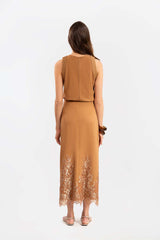 Falda Nexo Camel