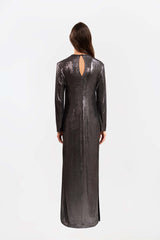 Vestido Mila Plateado