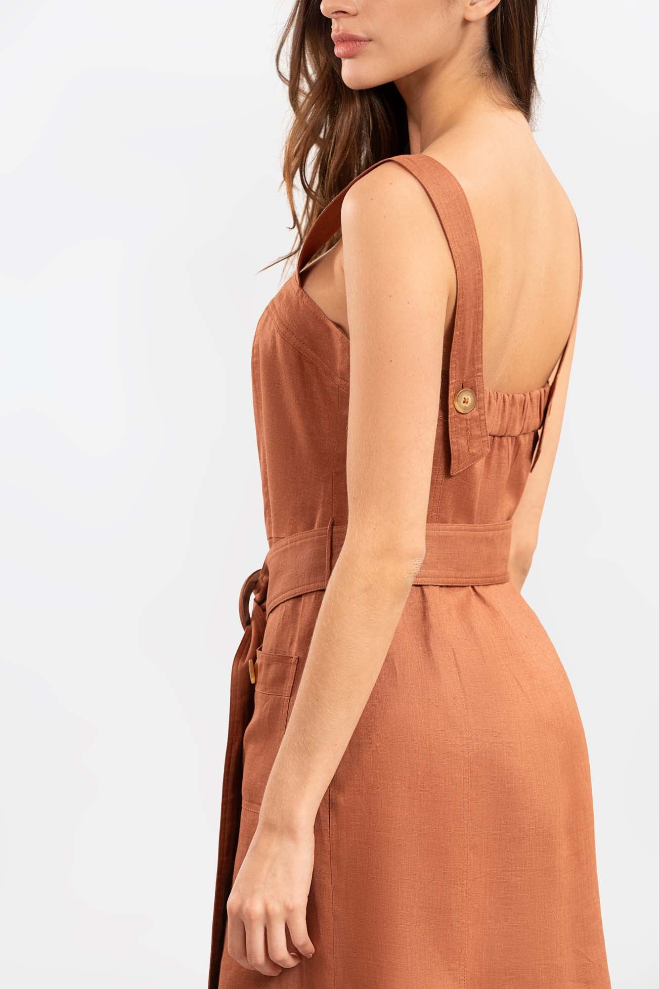 Vestido Versa Bronce