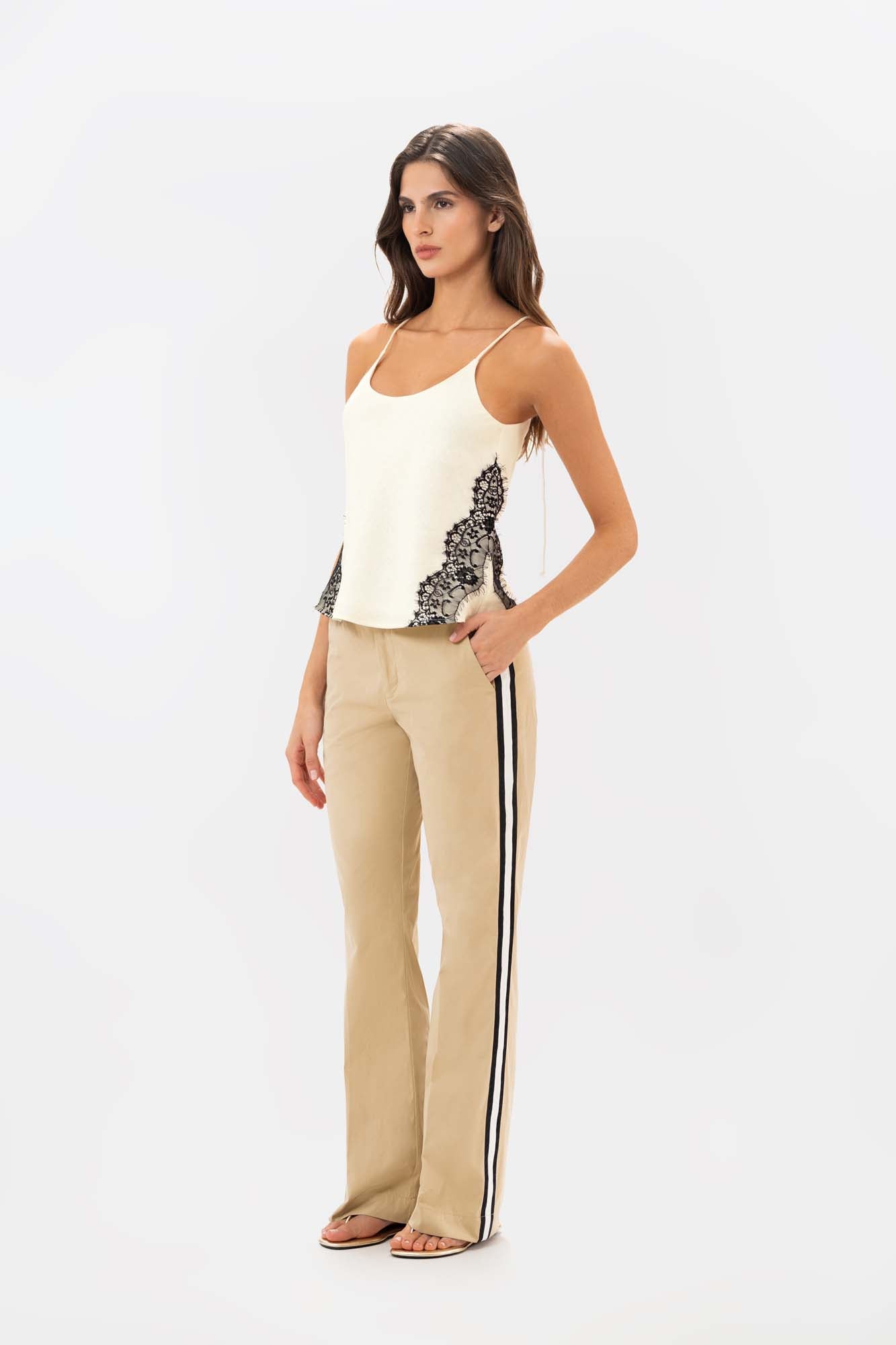 Blusa Siena Ivory Negro