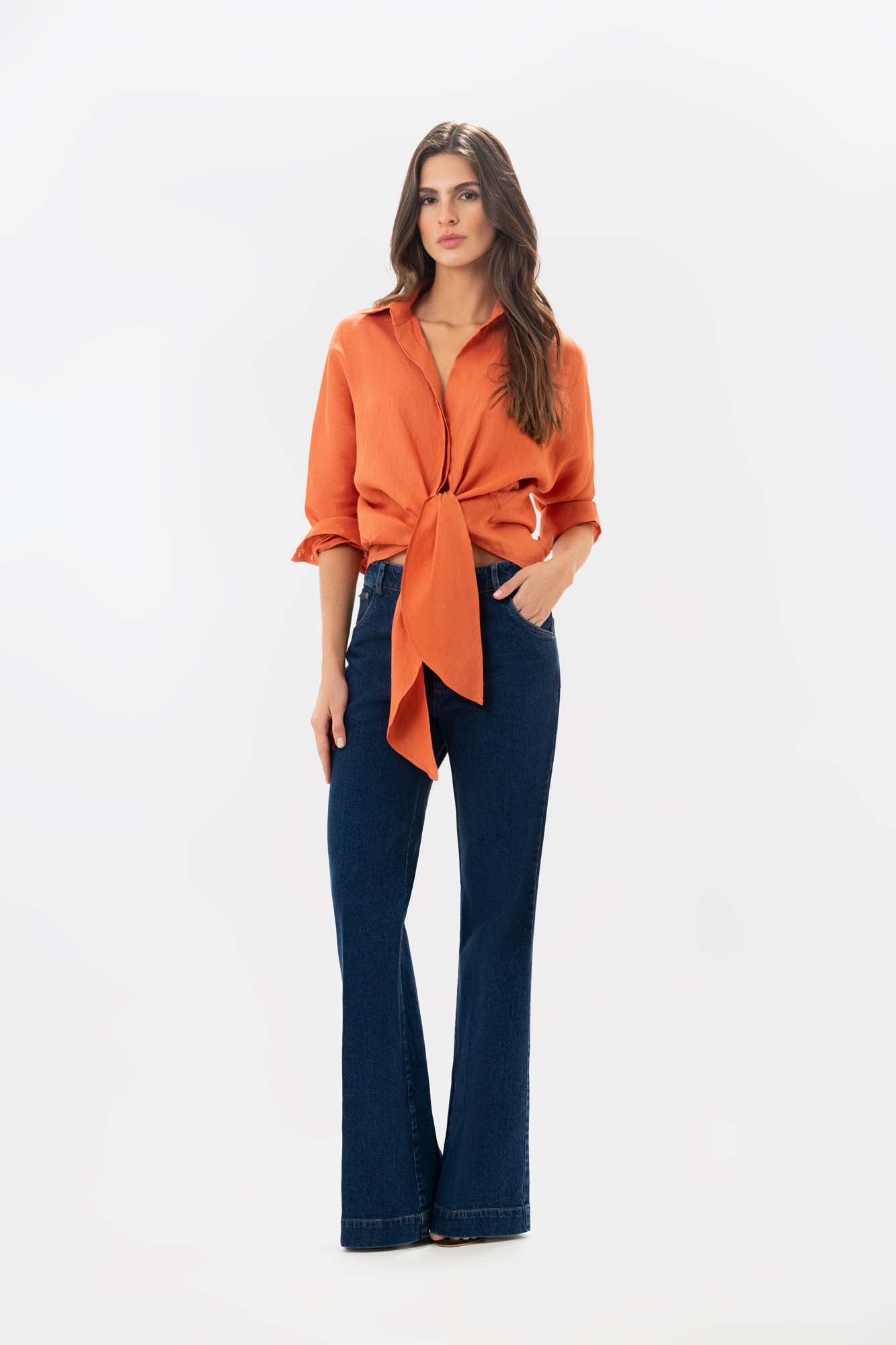 Camisa Halen Solar Orange