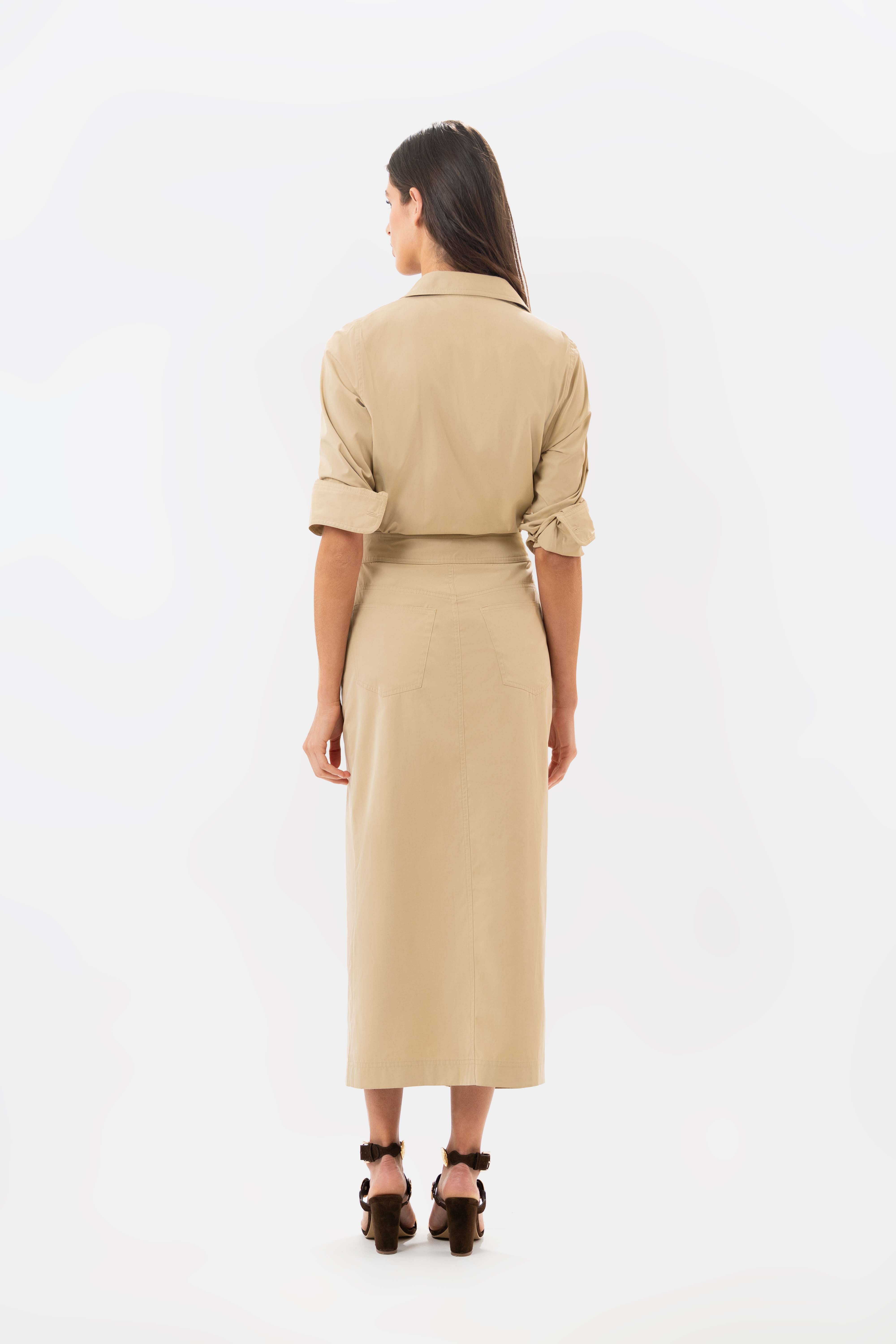 Falda Atena Khaki