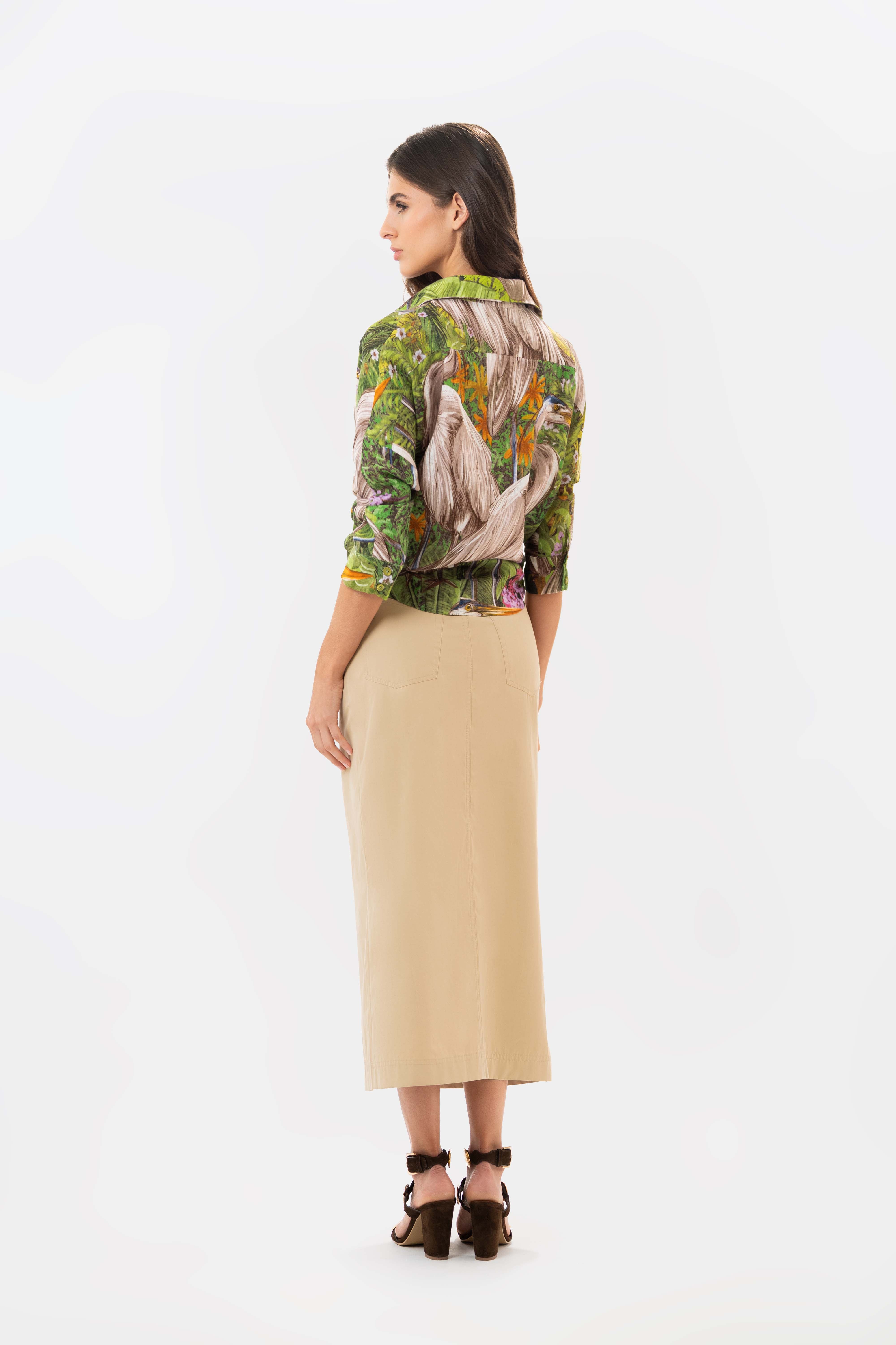 Falda Atena Khaki