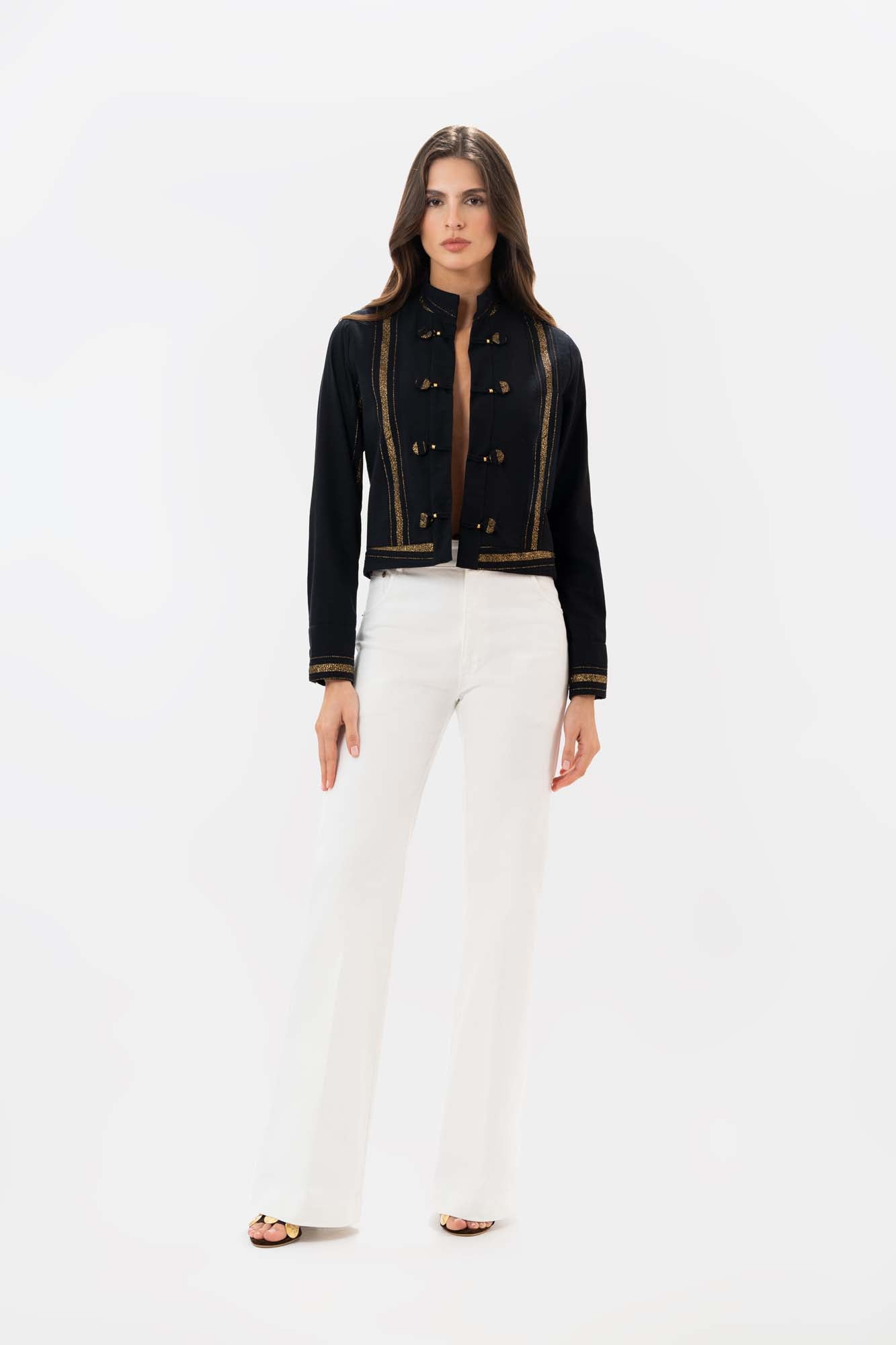 Chaqueta Silente Negro Dorado
