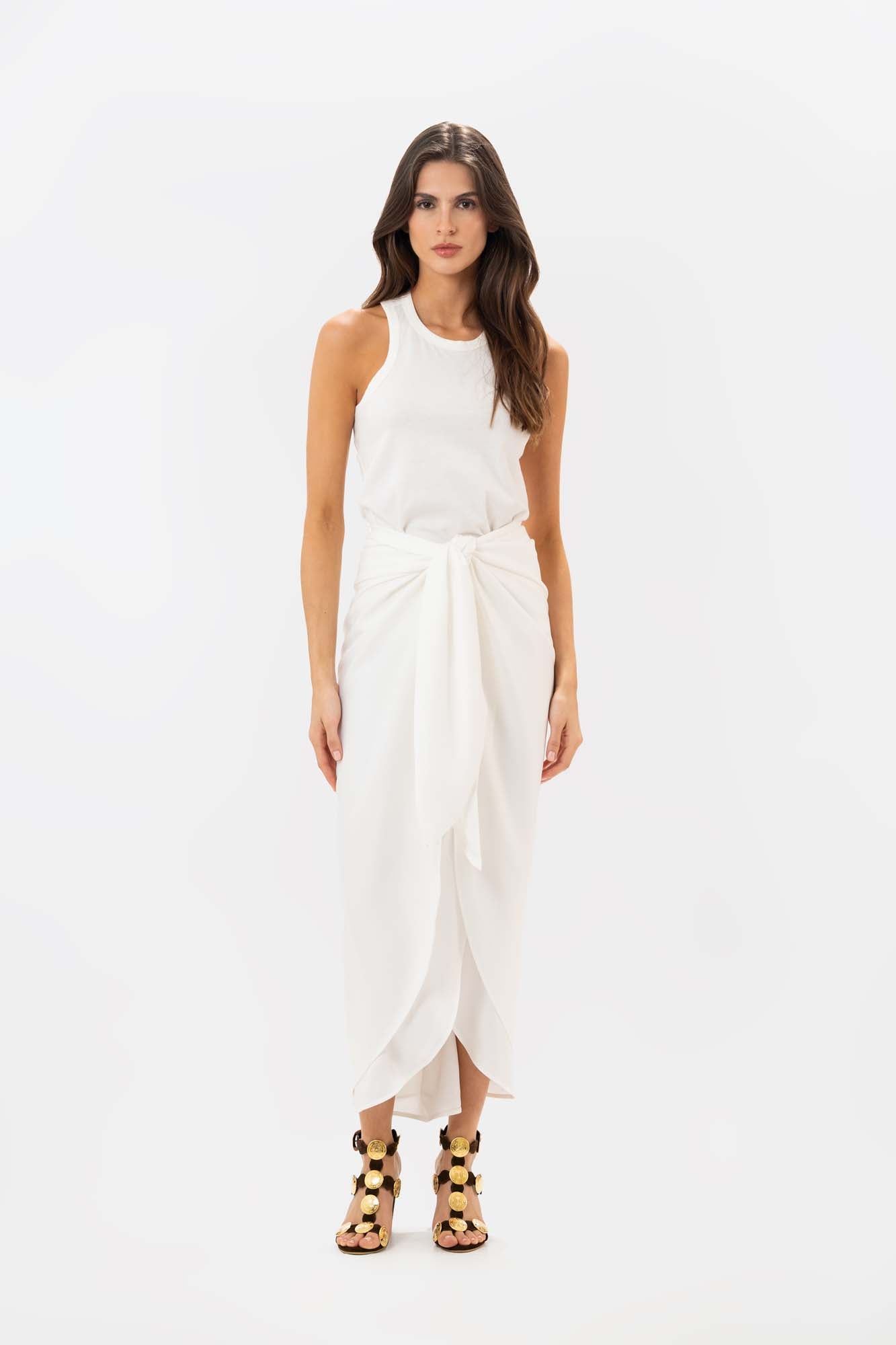 Falda Liora Ivory