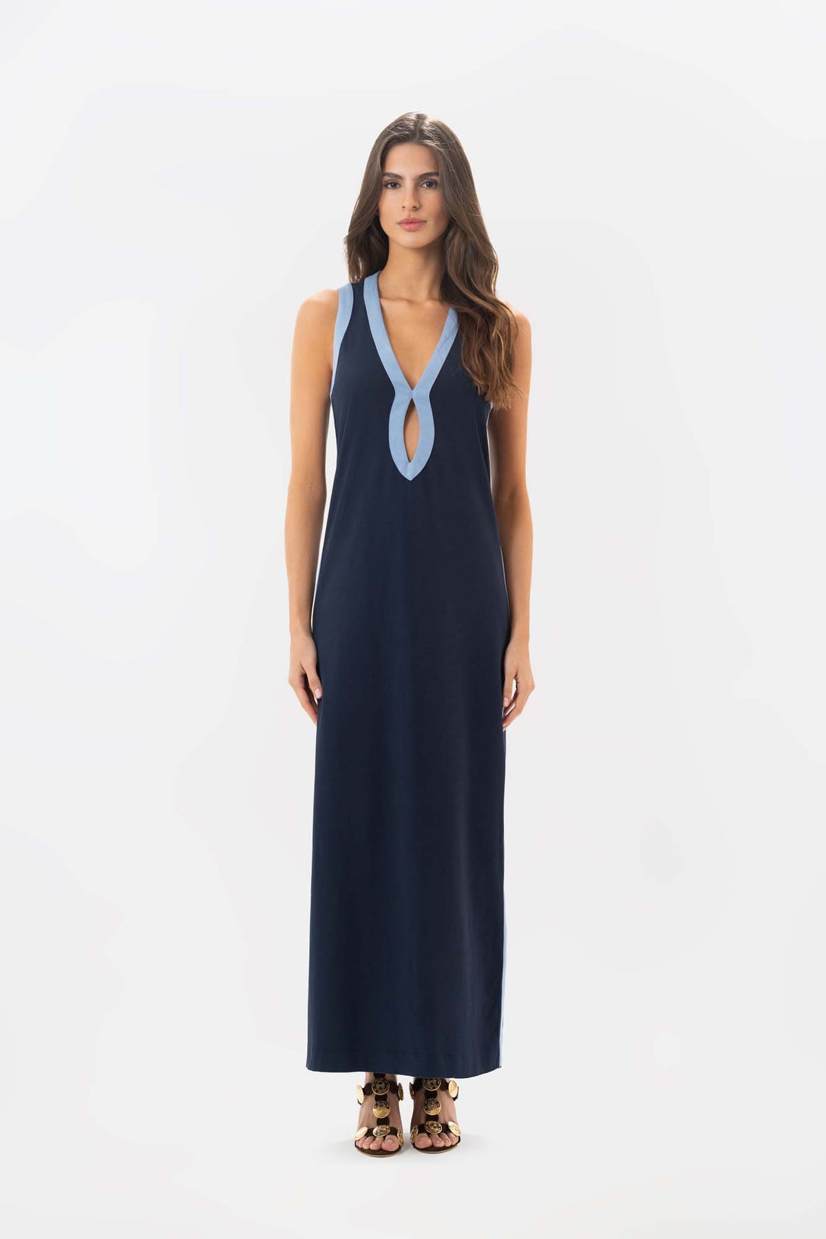 Vestido Camino Azul
