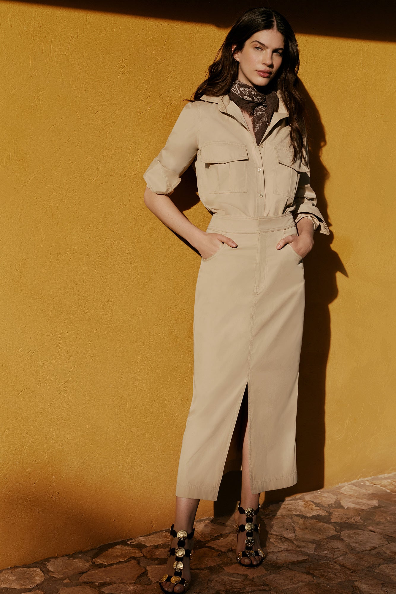 Camisa Latencia Khaki