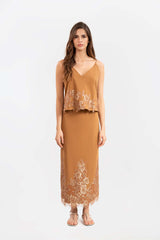 Falda Nexo Camel