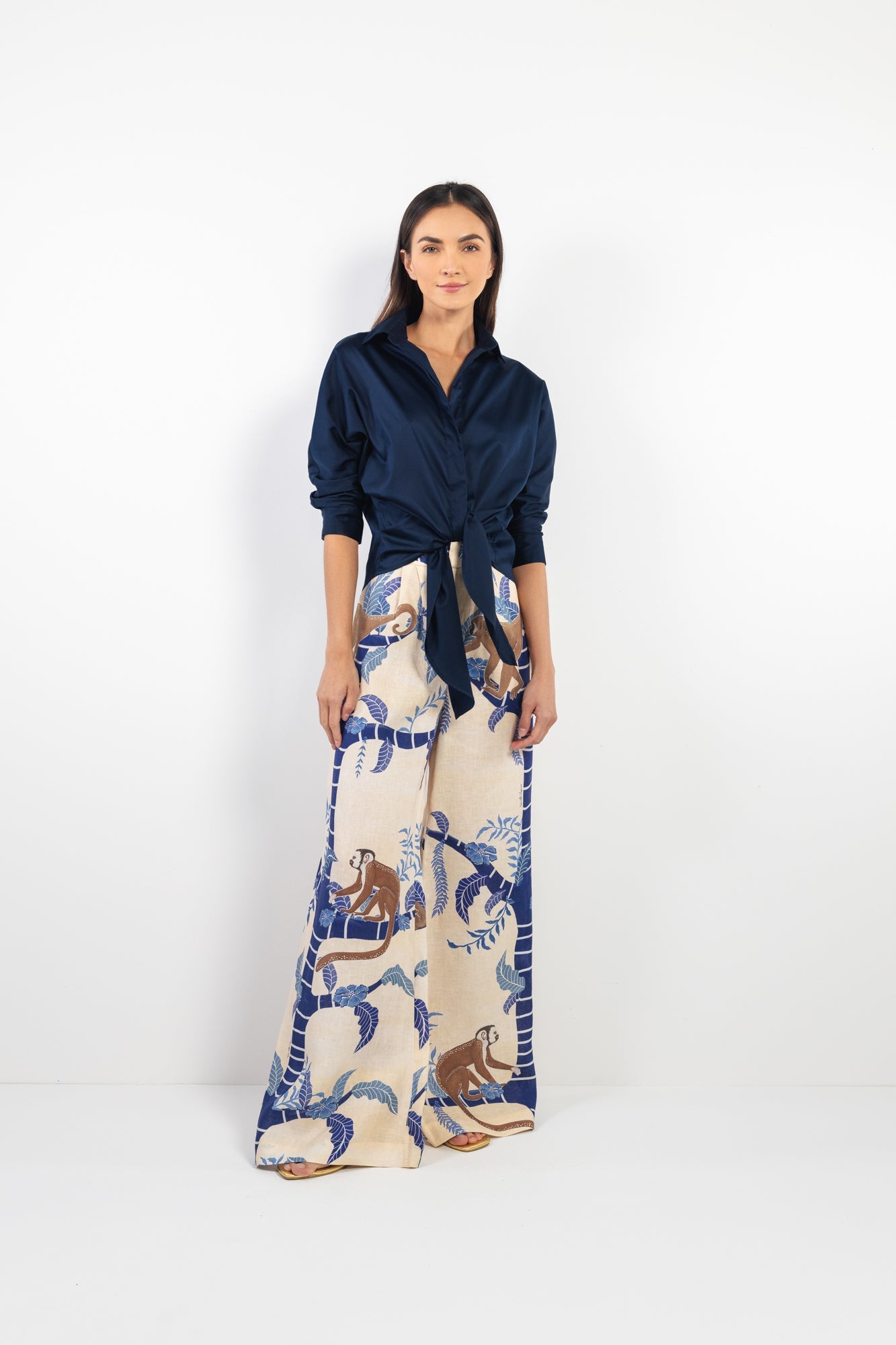 Camisa Halen Azul Turquí