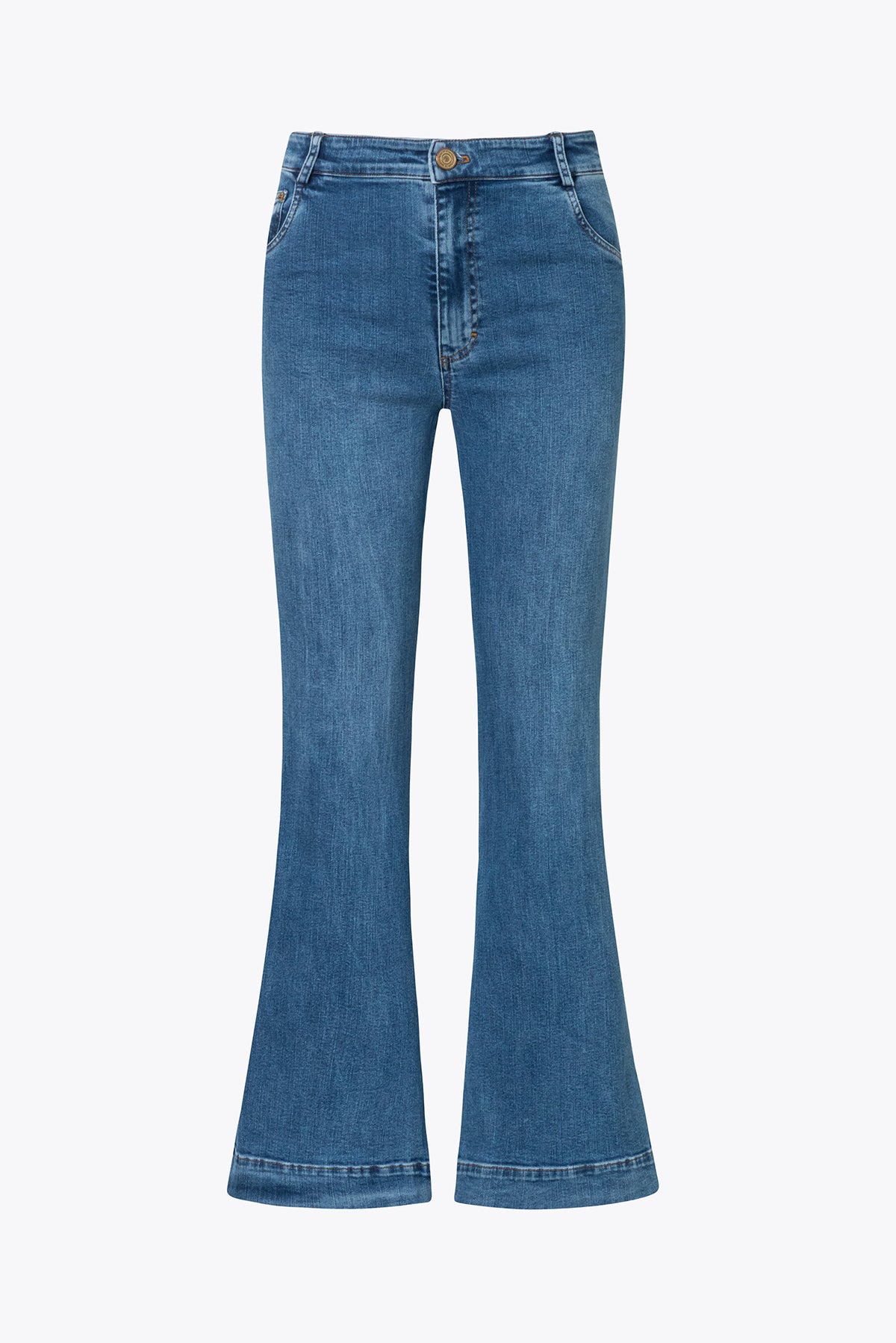 Jean Poplin Azul Claro