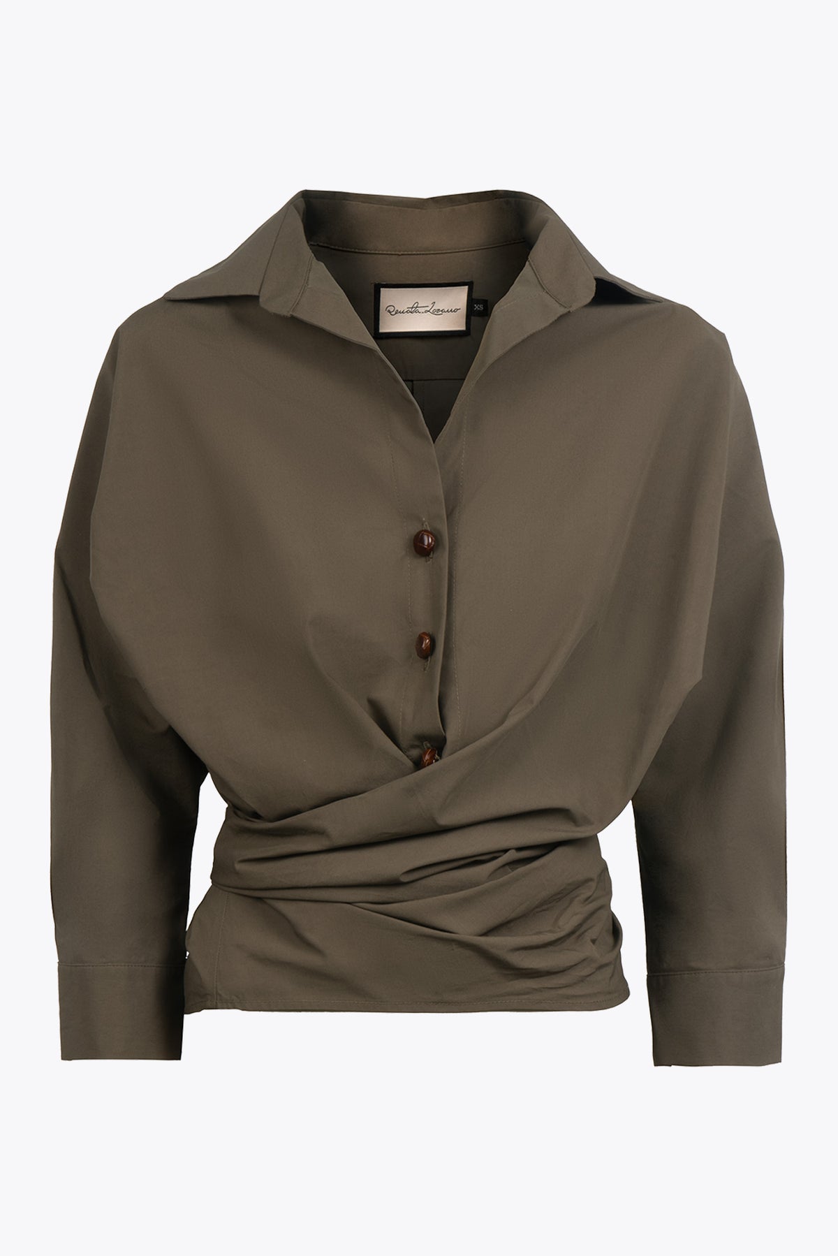 Camisa Veta Taupe