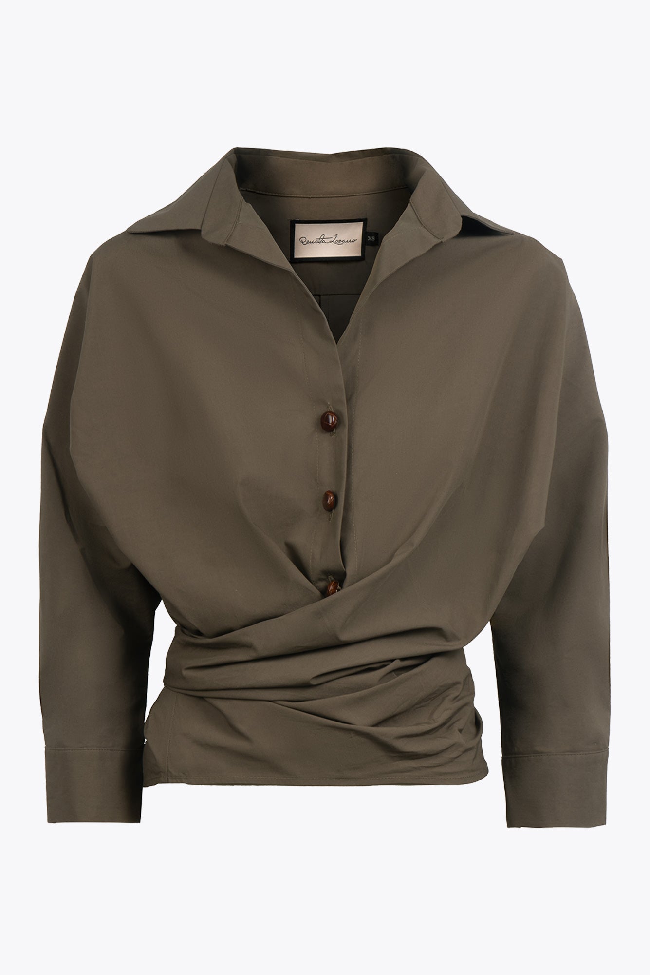 Camisa Veta Taupe