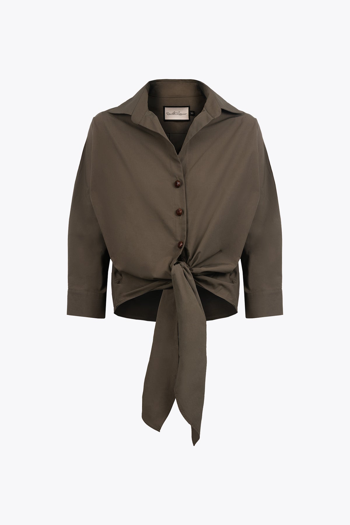 Camisa Veta Taupe