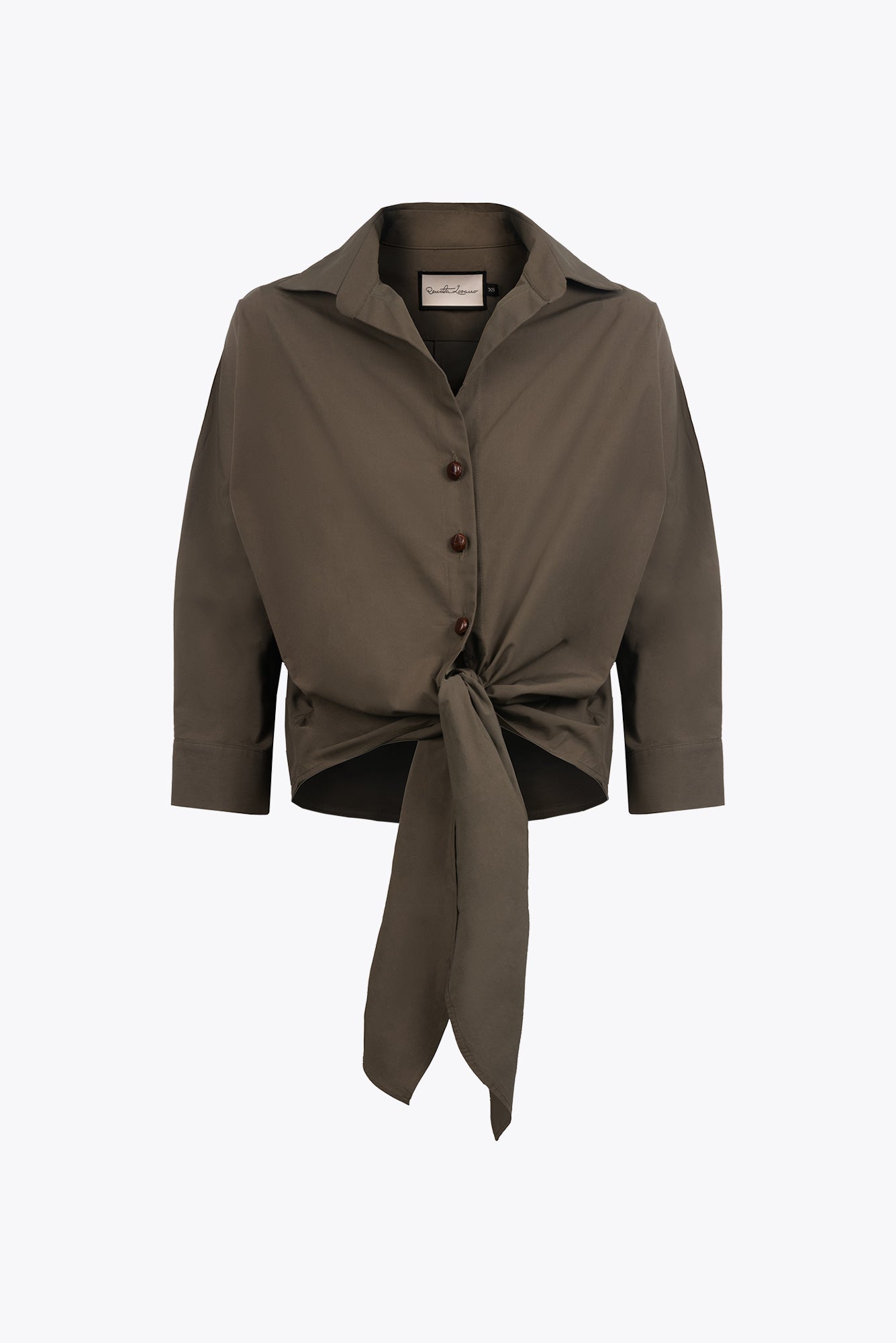 Camisa Veta Taupe