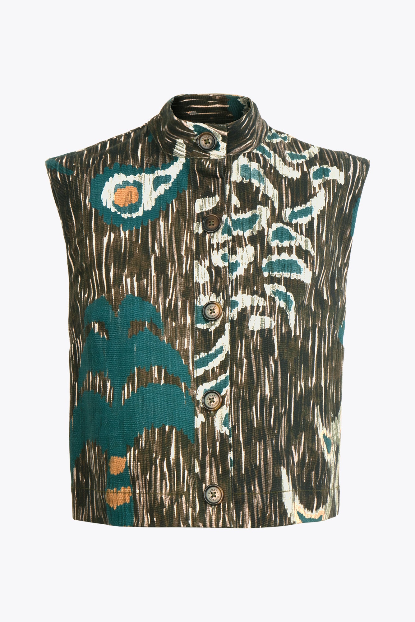 Chaleco Cumbre Jungle Brown Print