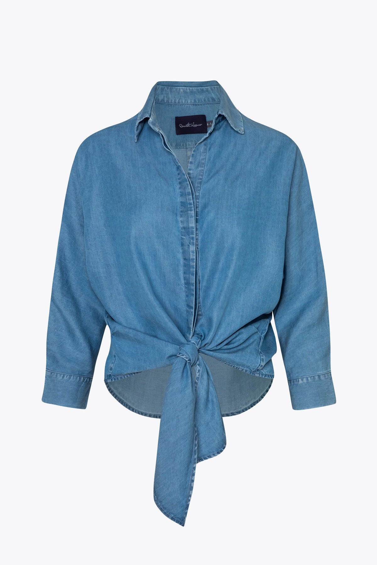 Camisa Halen Tencel Azul