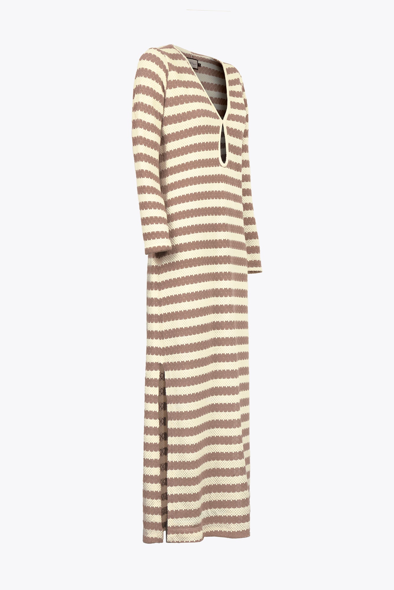 Vestido Brocatto Beige