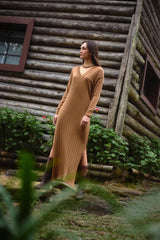 Vestido Latido Camel