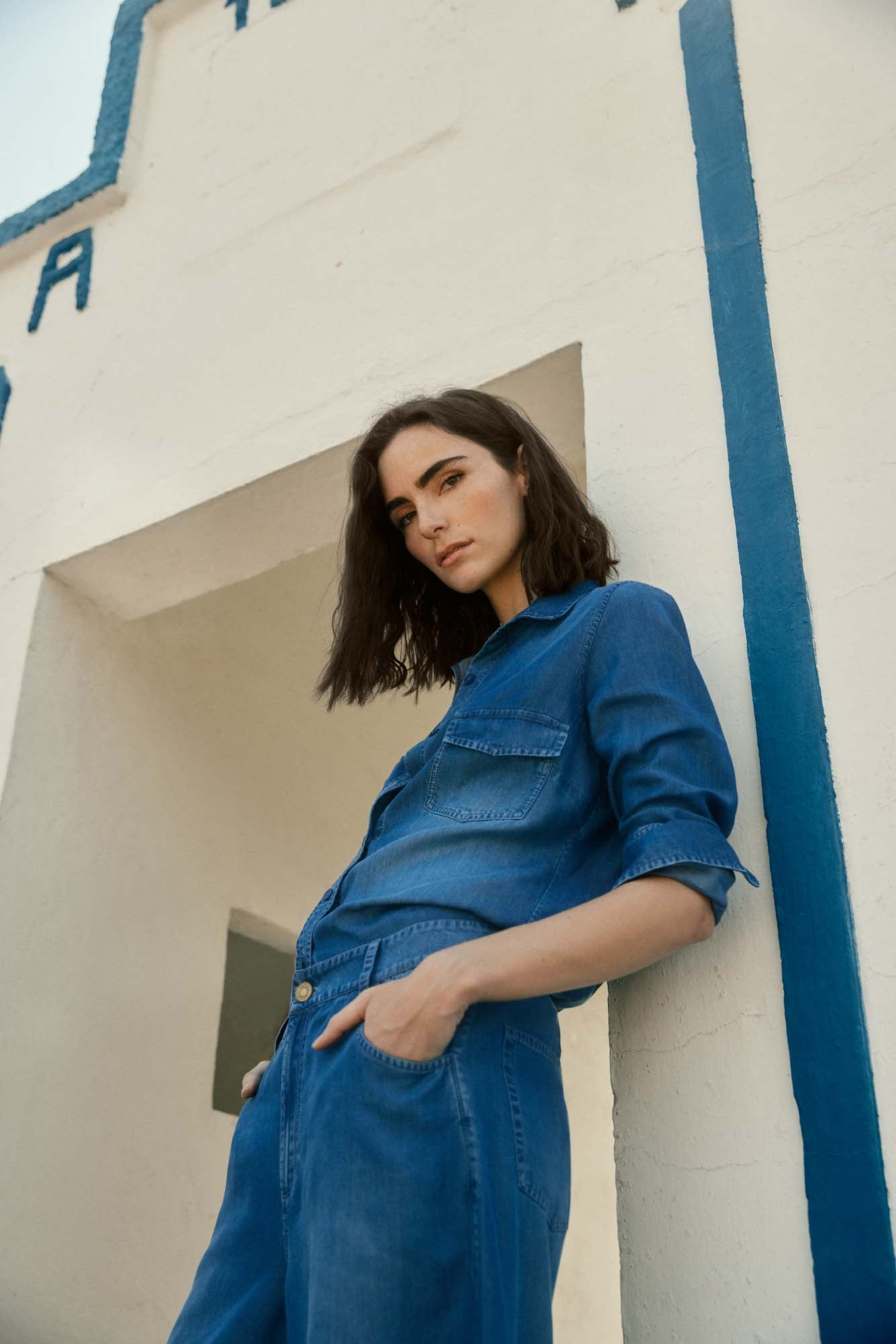 Camisa Junco Azul