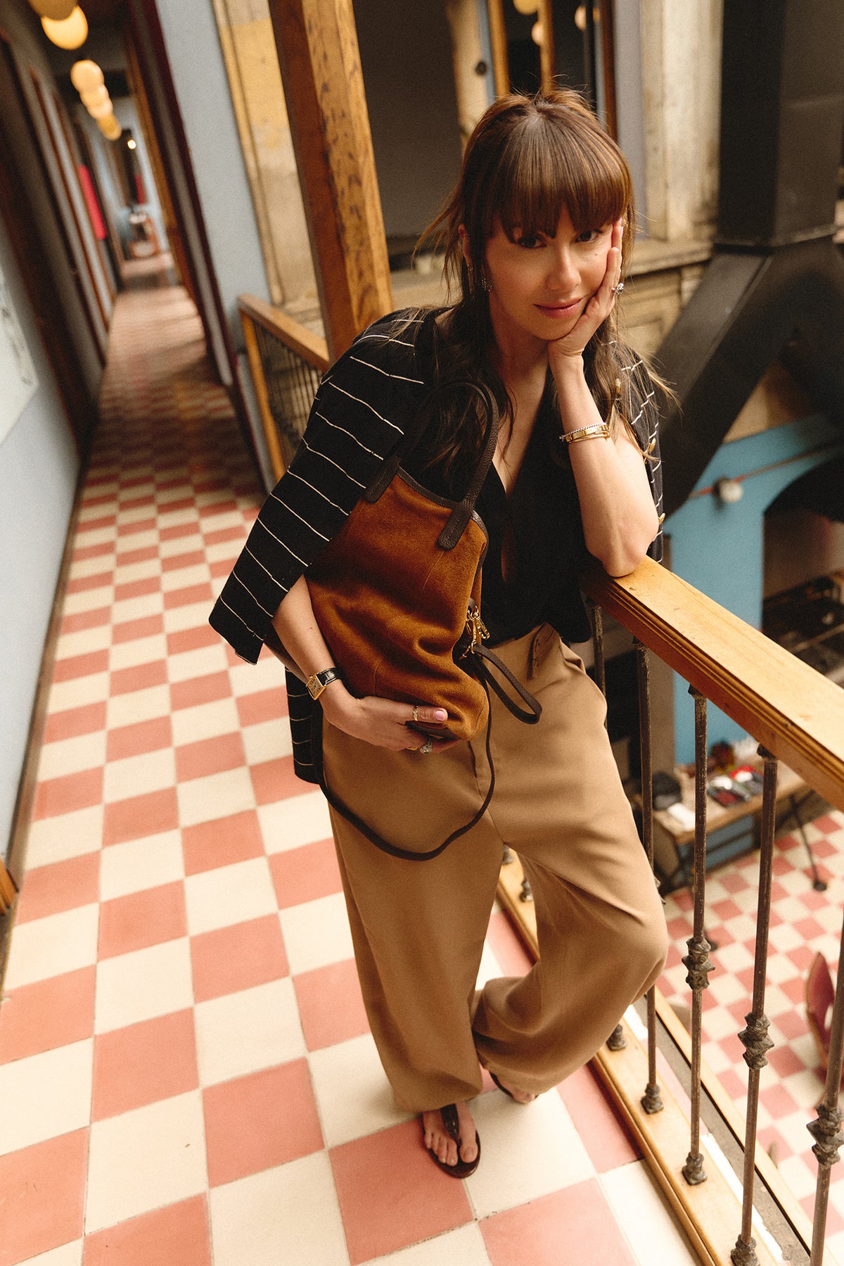 Saco Lison Negro Ivory