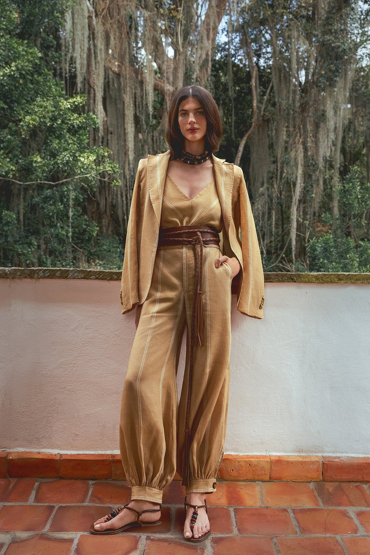 Pantalón Loretta Camel