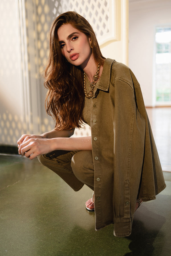 Camisa Eco Verde Oliva