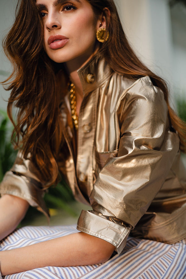 Chaqueta Maya Dorado