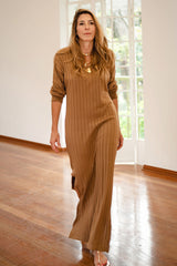 Vestido Latido Camel