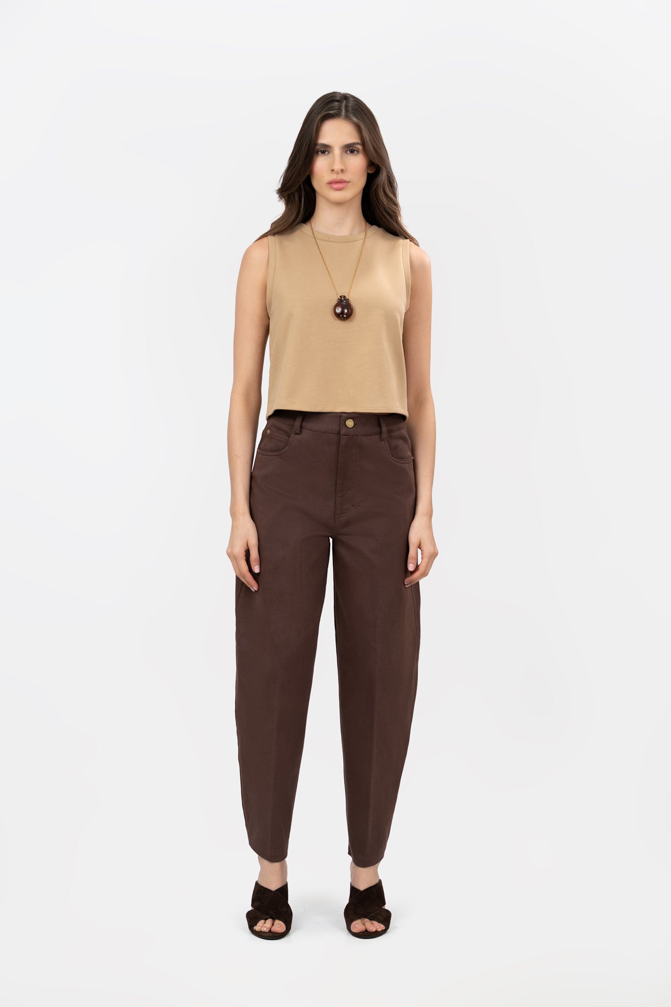 Blusa Luce Camel